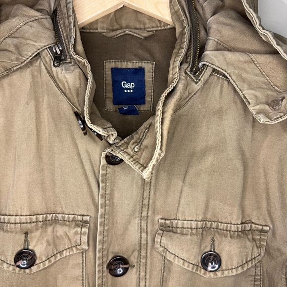 2015 Gap Factory Zip-Away-Hood Utility Jacket - Picture 3 of 3